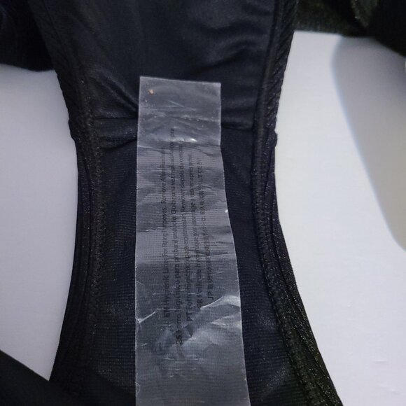 FOREVER 21 SWIMWEAR BLACK/WHITE COLORBLOCK BIKINI BOTTOM SIZE LARGE - Picture 6 of 7